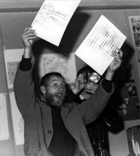 Frieder Nake »40 Artists Against the War in Vietnam«, Stuttgart 1966