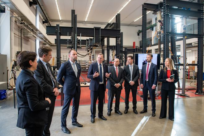 Foto Besuch Ministerpräsident Bodo Ramelow zur Preiswürdigung »Ausgezeichneter Ort 2019«