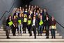 Gruppenfoto der Absolventinnen und Absolventen im Bachelor Urbanistik (Foto: Tobias Adam)