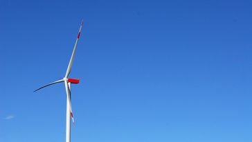 Bild einer Windkraftanlage