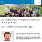 Screenshot der Website der Thüringer Aufbaubank