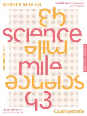 Poster der SCIENCE MILE Q3 Poster der SCIENCE MILE Q3