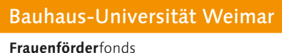 Logo des Frauenförderfons der Bauhaus-Universität Weimar