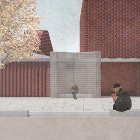 Entwurfsverfasser: Robin Thomä, TU Darmstadt Synagoge am Joseph-Carlebach-Platz Hamburg (Entwurfsverfasser: Robin Thomä, TU Darmstadt)