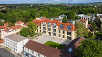 Photo of the campus of Bauhaus-Universität Weimar.