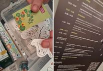 conference program and some of the Comification table