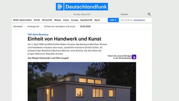 Screenshot der Seite