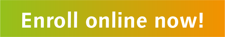 Graphic with text: Enroll online now!