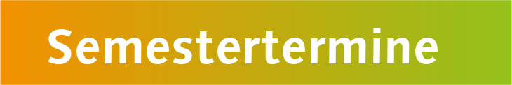 Grafik mit Text: Semestertermine