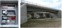 Monitoring system and typical prefabricated steel-concrete composite railway bridge structure