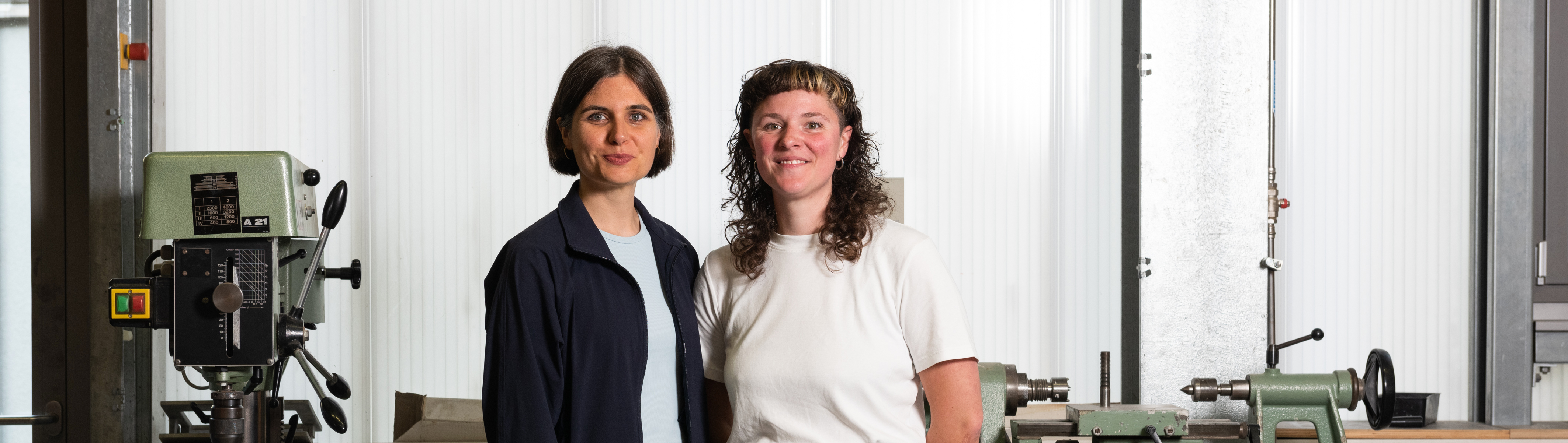 Mara Trübenbach (links) und Mira Müller