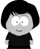 Ulrike Hanstein schwarz/weiß als Comicfigur