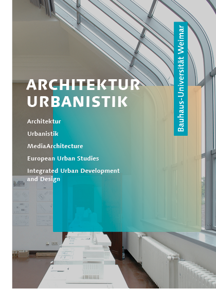 Flyer Fakultät Architektur und Urbanistik