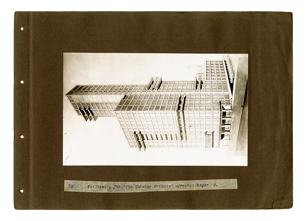 Faksimile einer Seite aus einem der Bauhaus-Alben