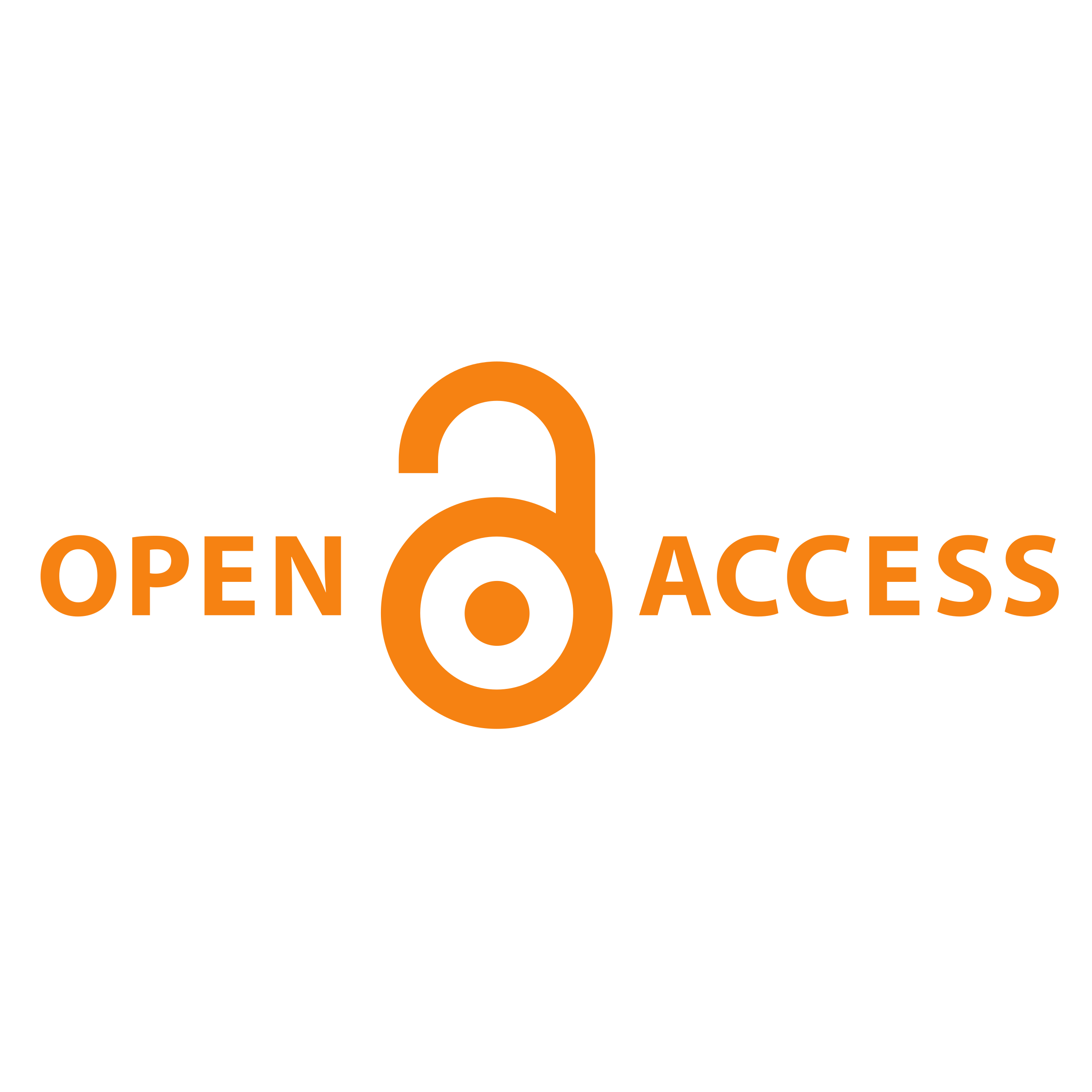 Open Access Logo originally created by the Public Library of Science (PLoS)