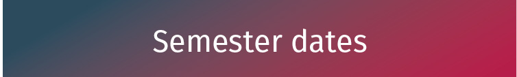 Semester dates