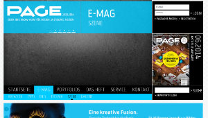 Screenshot der Website