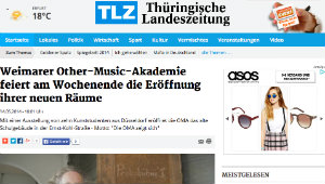 Screenshot der Website