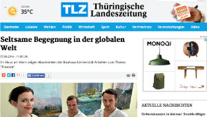 Screenshot der Website TLZ