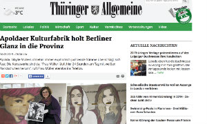 Screenshot der Website