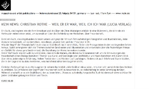 Screenshot der Website