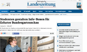 Screenshot der Website