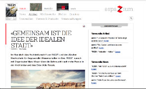 Screenshot der Website