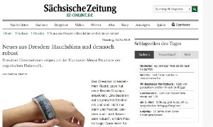 Screenshot der Website