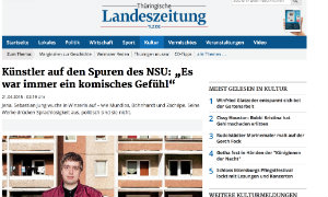 Screenshot der Website