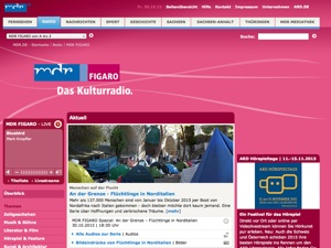 Screenshot der Website