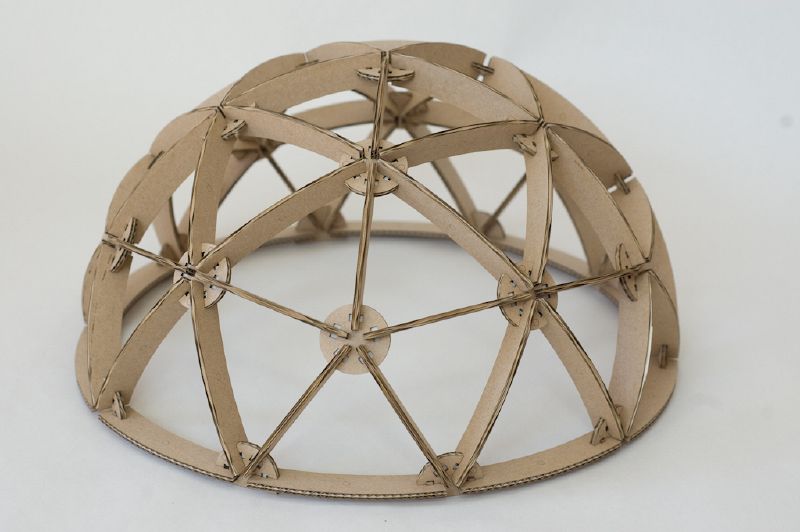 File:2V geodesic cardboard dome.jpg
