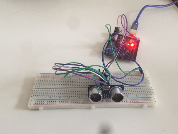 Arduino with Ultrasonic Sensor.JPG