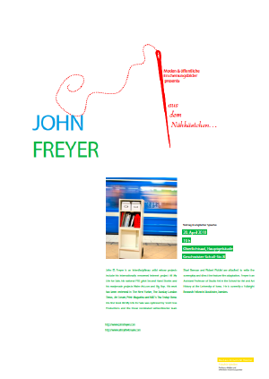 John Freyer, April 2010
