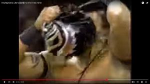 WCW fighter Rey Mysterio face reveal 21 Feb 1999