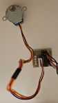 Stepper motor 28BYJ-48 + stepper motor driver module ULN2003