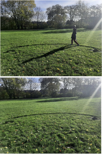A line made by walking