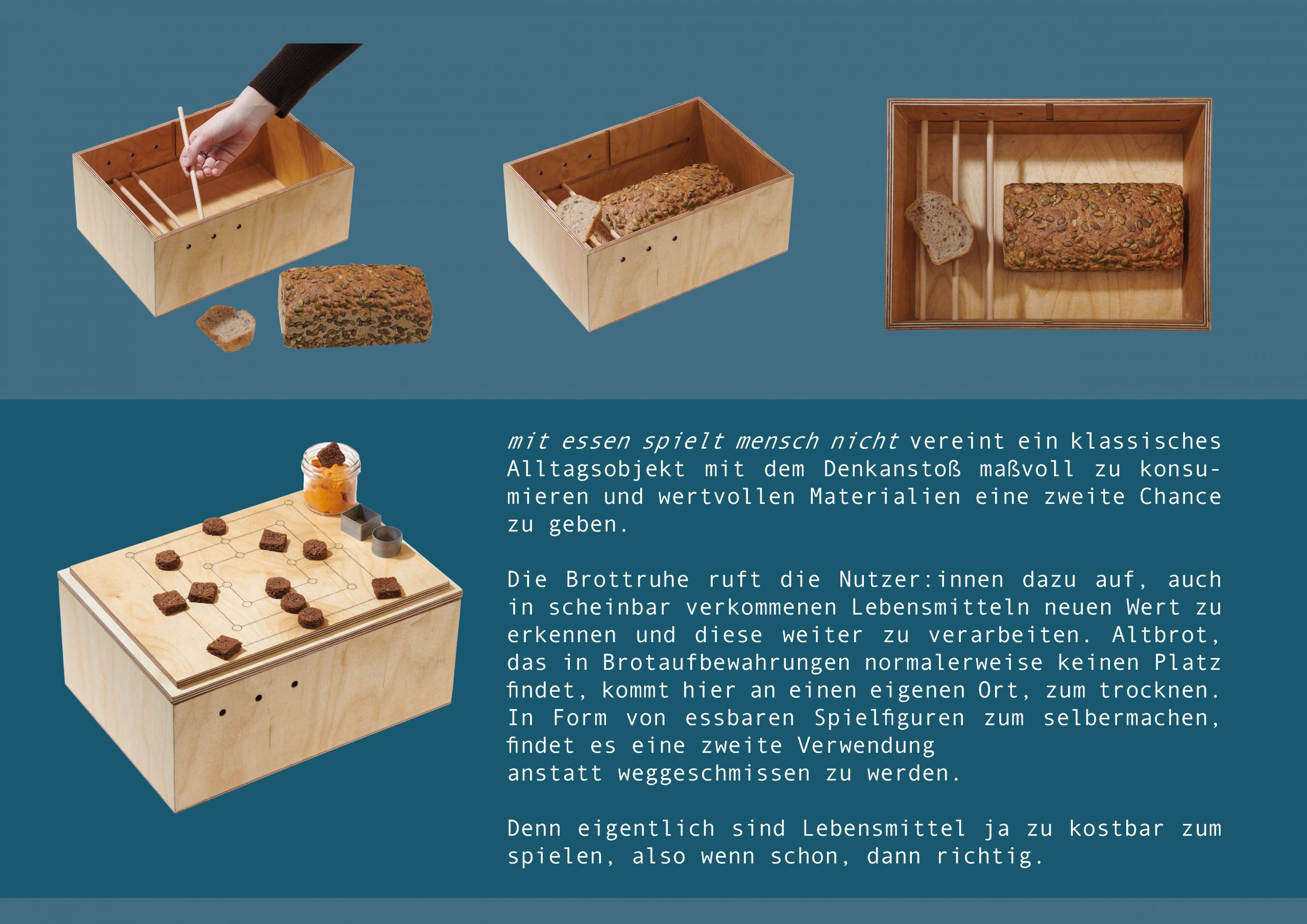 Plakat Nina Spitzbarth, Carlina Rethwilm 2 Plakat mit Illustrationen/Grafiken/Fotos zu Kurzschluss Projekt Brot