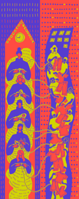 Design Banner Arbeit-Bedingung SPECTRA Bauhaus Universität Weimar