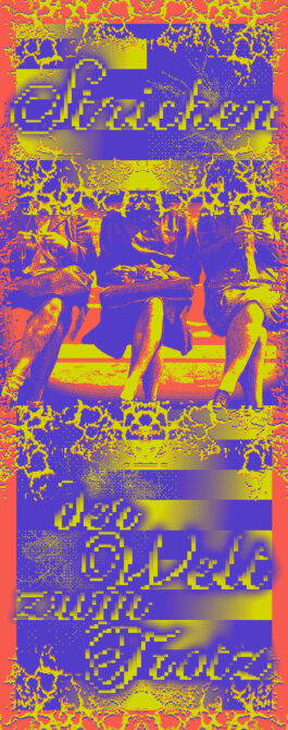Design Banner Stricken-der-Welt-zum-Trotz SPECTRA Bauhaus Universität Weimar