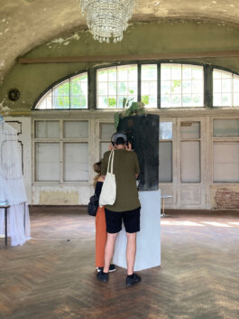 Ausstellung Altes Sanatorium Schwarzeck. Audioinstallation SPECTRA Bauhaus Universität Weimar
