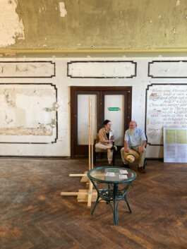 Ausstellung Altes Sanatorium Schwarzeck. Gespräch SPECTRA Bauhaus Universität Weimar