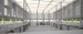 [Henning Michelsen, Florian Voigt] Entwurf für eine der letzten innerstädtischen Brachen Leipzigs. Innenraum der neuen Markthalle.