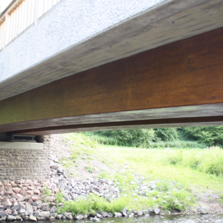 Birkbergbrücke - eine der ersten Holz-Beton-Verbundbrücken für Schwerlastverkehr in Deutschland / Martin Kästner