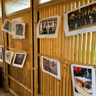 Ausstellung über den Freiraum.Pavillon und seine Vorgängerprojekte, 02.06.2023 / © Pauline Willenborg