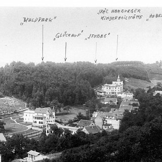 Sülzhayn, Sanatorien, historische Aufnahme 1905 / unbekannt