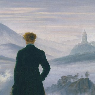  / Caspar David Friedrich; Dguendel (https://commons.wikimedia.org/wiki/File:View to Tilleda and to the Kyffhäuser.jpg), „View to Tilleda and to the Kyffhäuser“, cropped and mixed von Kirsten Angermann, https://creativecommons.org/licenses/by/3.0/legalcode