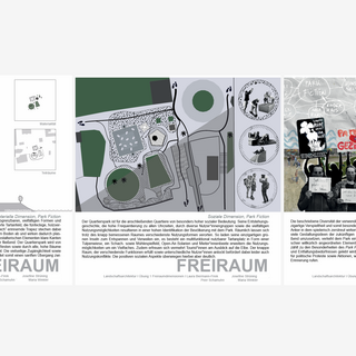 Freiraumdimensionen / Laura Biermann-Firek, Josephine Strüning, PEer Schamuhn, Maria Winkler Freiraumdimensionen / Laura Biermann-Firek, Josephine Strüning, PEer Schamuhn, Maria Winkler