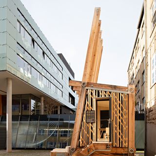 Bauhaus Energy Hub auf dem Campus Coudraystraße / Tobias Adam, Bauhaus-Universität Weimar