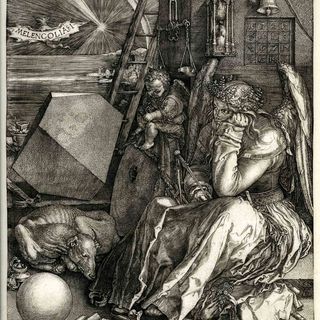 Albrecht Dürer: Die Melancholie - Melencolia I, 1514 / Kunstsammlungen Stadt Nürnberg