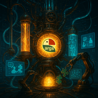 Args.me-Suchmaschine (Symbol) / Maximilian Heinrich / generated with Chat-GPT